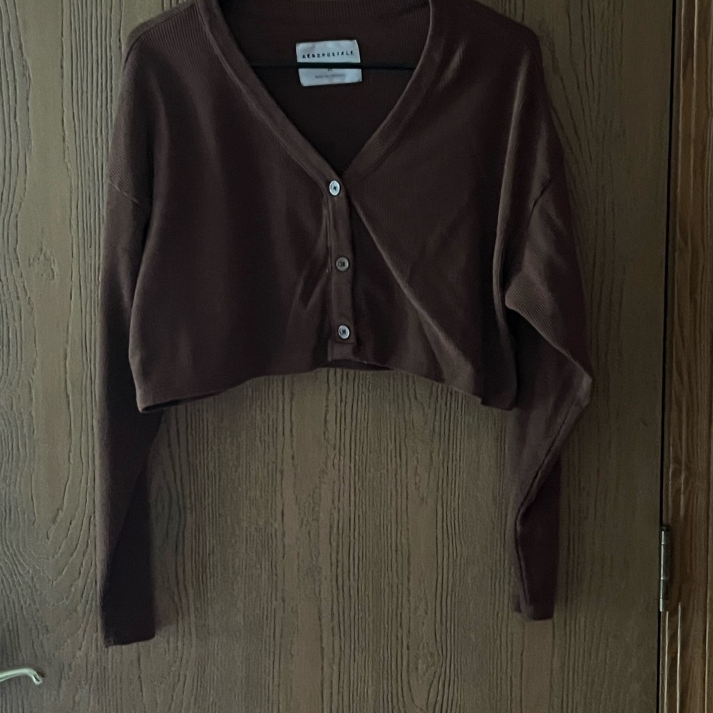 Aeropostale Chocolate Brown Cardigan